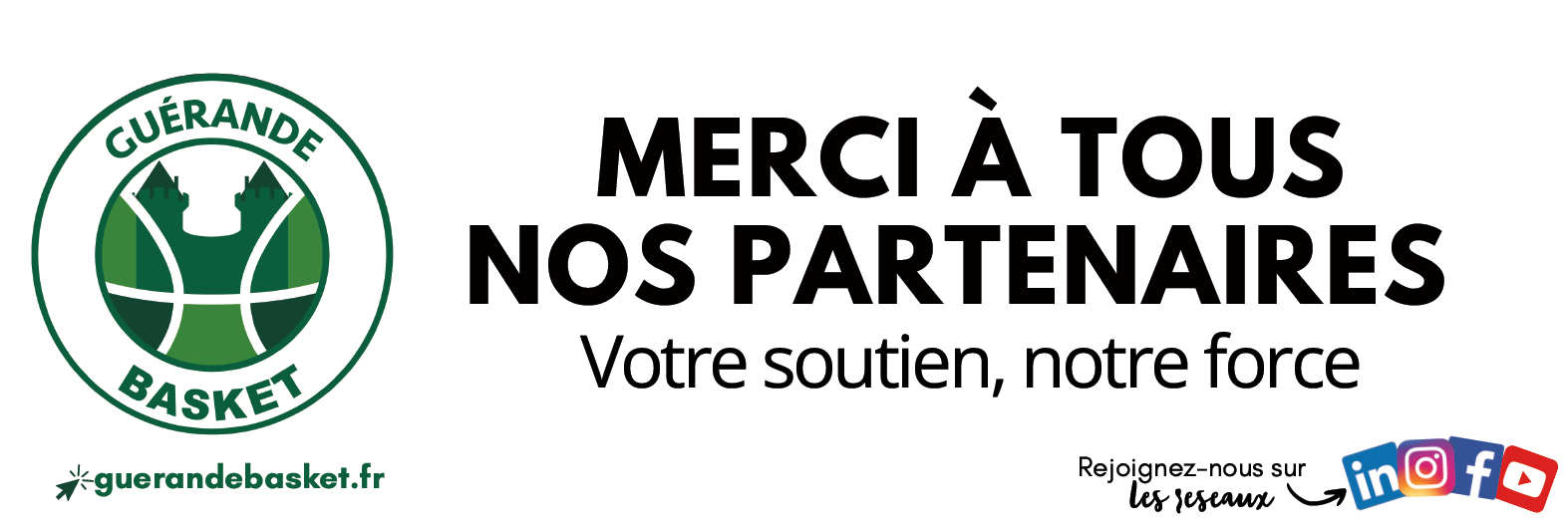 BIENVENUE A NOS NOUVEAUX PARTENAIRES